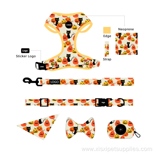 Dog collar and Dog leash set Collares